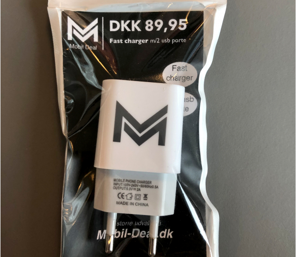Mobil deal USB væglader vare nr.: 4001, Mobil deal Fast Charger vare nr.:4006 samt mobil deal USB væglader 1A