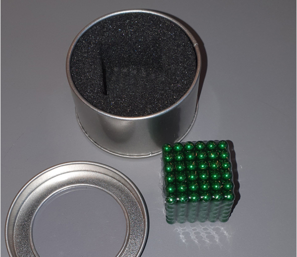 Neocube (216 balls, 5 mm) Grøn, varenr.:8375-GREEN