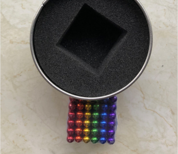 Nanodots magnetiske kugler, 5 mm, 216 stk. Rainbow