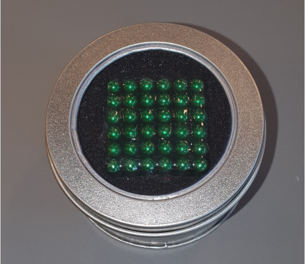 Neocube (216 balls, 5 mm) Grøn, varenr.:8375-GREEN