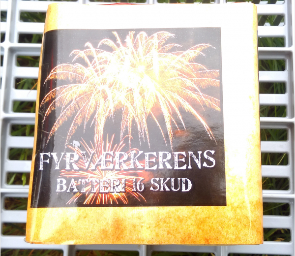 Fyrværkerens batteri 16 skud