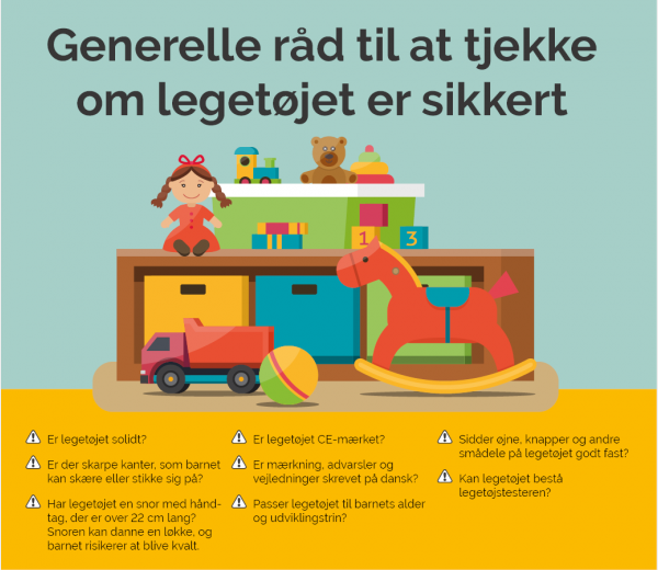 Generelle råd til tjek af legetøj