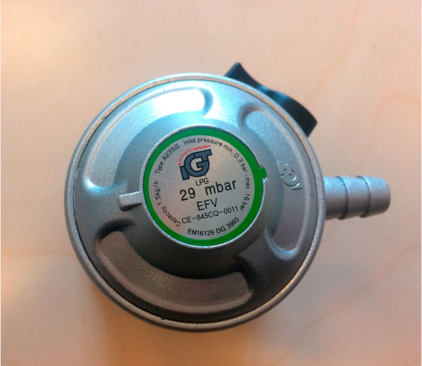 Billede af gasregulator