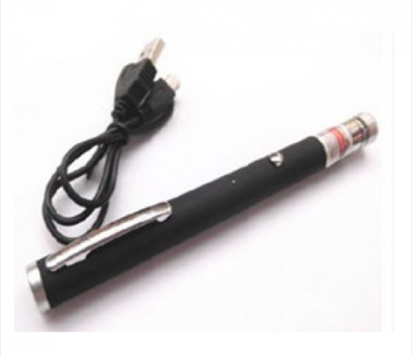 Rød laserpointer - Genopladelig, klasse 2