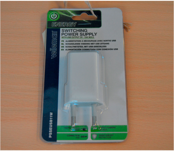 Billede af USB oplader
