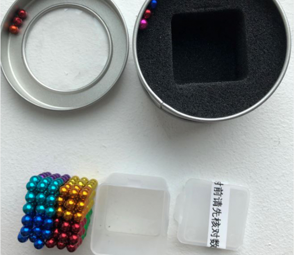 Buck ball dekompression legetøj - 5 mm 216 magiske perler