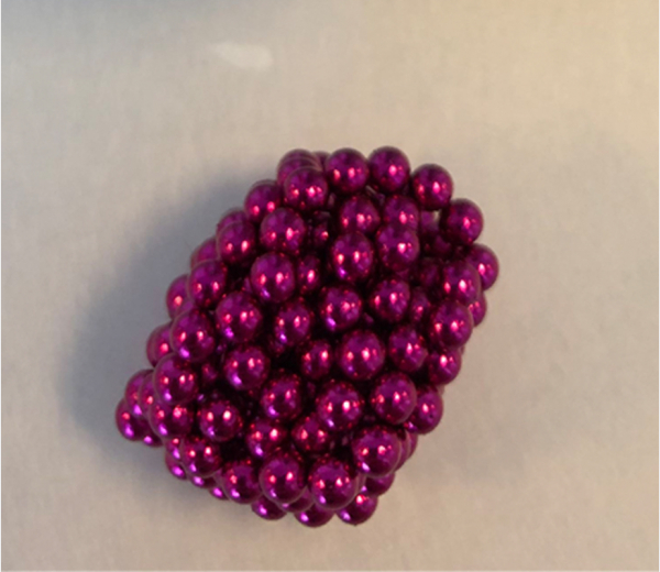Spændende magnetkugler, 3 mm, Pink med varenummer 00009029