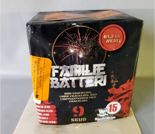 Familiebatteri 9 skud