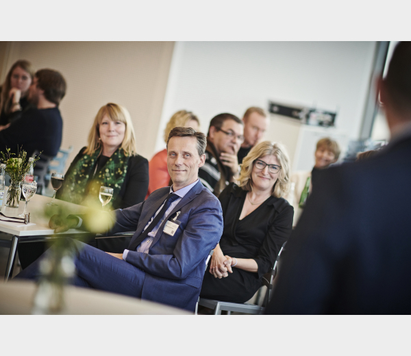 Vicedirektør Lone Brose, Torben Skovgaard fra Erhvervsministeriet samt direktør Lone Saaby.