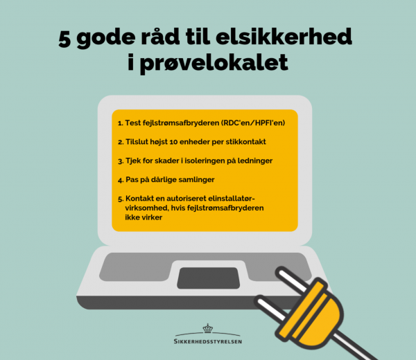 Elsikre prøvelokaler - pedeller