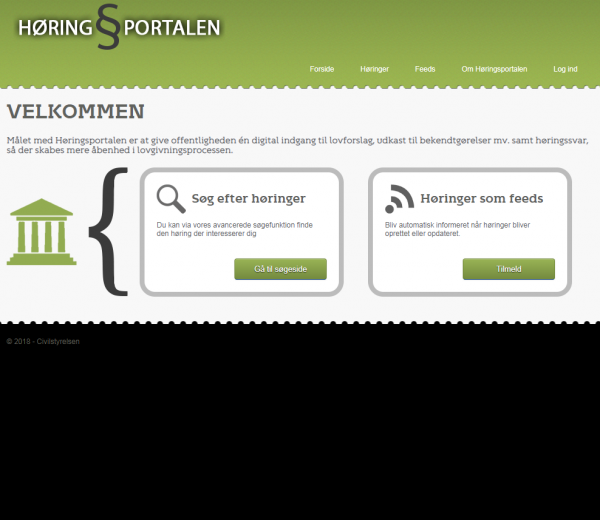 Høringer over bekendtgørelser og lovforslag