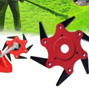6 Tooth Steel Mower Blade, 6 Tooth Bruch Cutter og 6 Tandbørsteskærer Børsteskærer