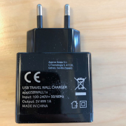 aqprox, appUSBWALL1, USB oplader